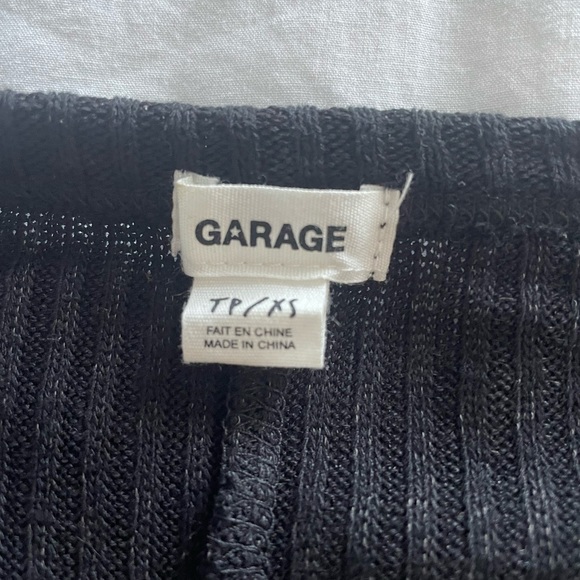 Garage Tie Cardigan - Size xs! Cropped - Picture 2 of 3